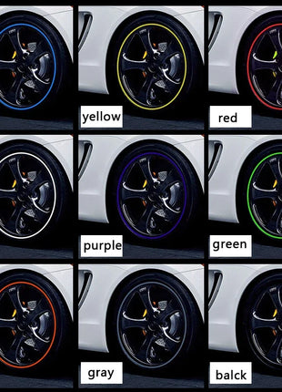 8M Universal Car Rim Protect Strip Wheel Edge Protector Car Wheel