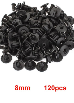 8mm/6mm Plastic Rivets Fasteners Screw Car Fender Bumper Screws Clips