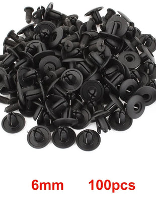 8mm/6mm Plastic Rivets Fasteners Screw Car Fender Bumper Screws Clips