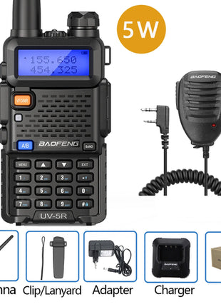 Baofeng Walkie Talkie UV 5R 5W 8W Dual Band Ham Two Way Radio Vhf Uhf