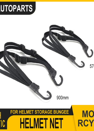 SEAMETAL 60/90CM Motorcycle Helmet Straps Hook Luggage Retractable