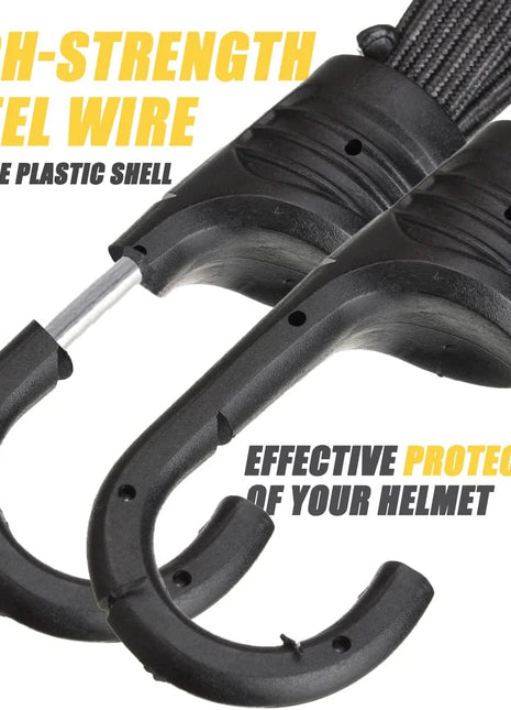 SEAMETAL 60/90CM Motorcycle Helmet Straps Hook Luggage Retractable