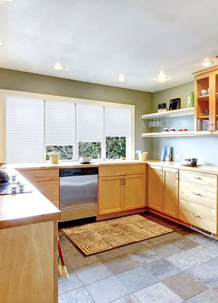 Simple Pleated Window Shades Self-Adhesive Non-Woven Semi-Shading