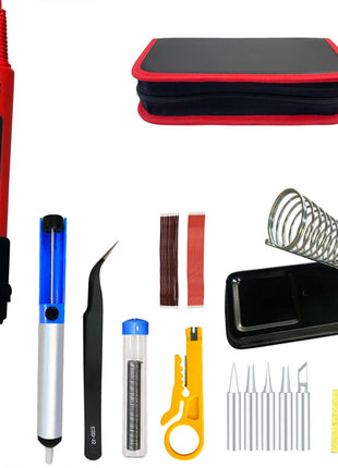Digital Soldering Iron Set Kit 80W with ON/OFF Switch Adjustable