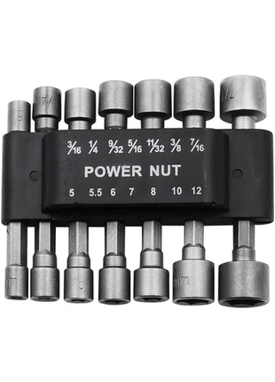 9pcs/14pcs/set 5mm-13mm Hex Sockets Sleeve Nozzles Nut Driver Set