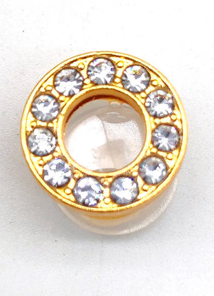 1-26Pcs Fashion Gold Letters Metal Shoe Charms Accessories Garden Shoe