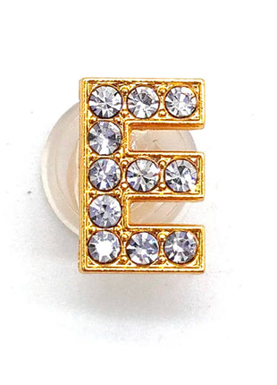 1-26Pcs Fashion Gold Letters Metal Shoe Charms Accessories Garden Shoe