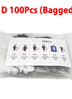 D 100Pcs (Bagged)