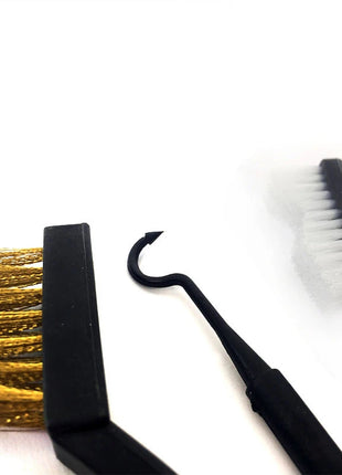ALLSOME Double-end Steel Wire Brush & Nylon Pick Set Universal Hunting