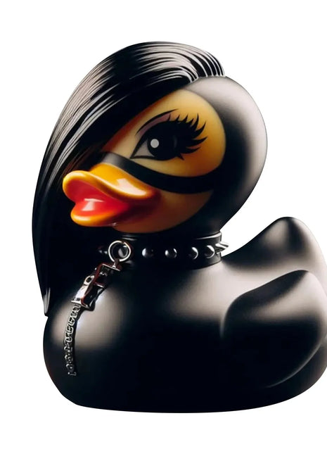 Goth Satanic Duck Gothic Cyberpunk Aviator Resin Punk Ducks Statue