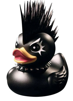 Goth Satanic Duck Gothic Cyberpunk Aviator Resin Punk Ducks Statue