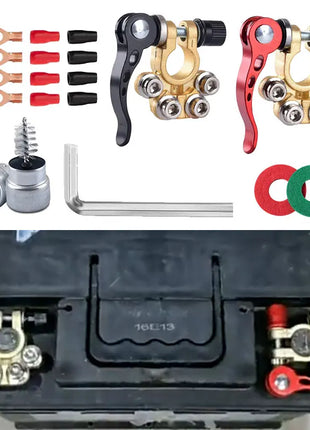 A Pair Auto Power Supply Box Clamp Connectors High Quality Storage