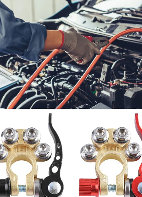A Pair Auto Power Supply Box Clamp Connectors High Quality Storage