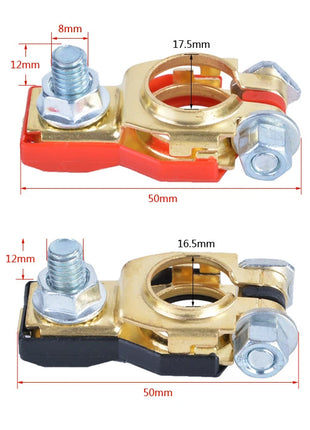 A Pair Auto Power Supply Box Clamp Connectors High Quality Storage