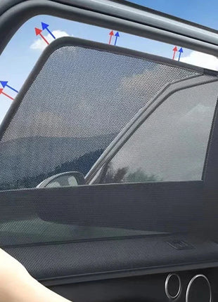 5PCS Car Window Sunshade Cover Sun UV Protection Auto Front Rear Black