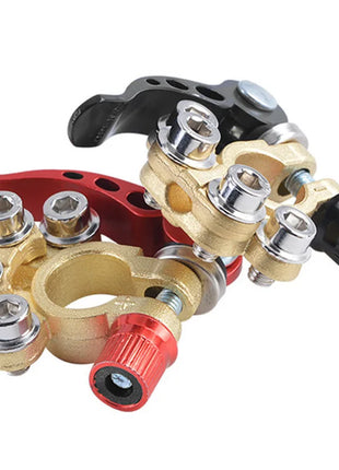 Auto Car Quick Release Battery Terminals - 12V 24V Aluminium Alloy Top