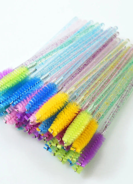 wholesale yelash brush makeup brushes 50pcs comb disposable mascara