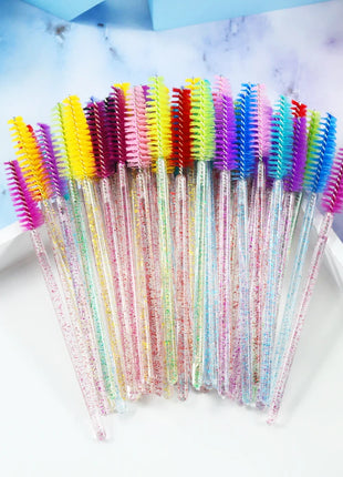 wholesale yelash brush makeup brushes 50pcs comb disposable mascara
