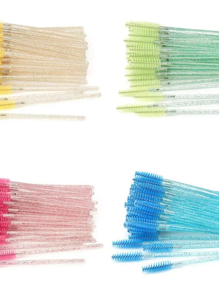 wholesale yelash brush makeup brushes 50pcs comb disposable mascara