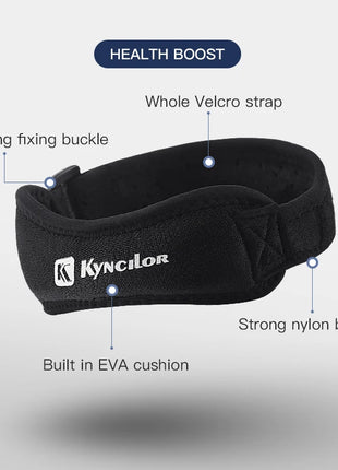 1 Piece Knee Patellar Tendon Knee Support Strape Brace Adjustable