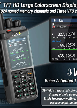 Iradio UV-98 PLUS Multi Band 10W FM AM SSB HF Cross Band Repeater