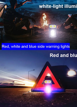 Multifunctional COB Flashlight Ajustable Angle LED Outdoor Torch