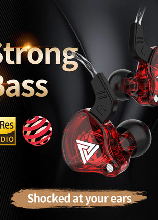 Original QKZ AK6 In Ear Earphone 6 Dynamic Driver Unit Headphone With