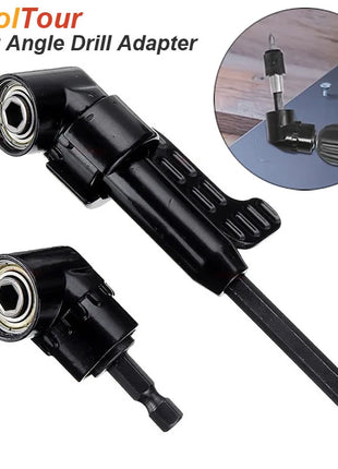 Right Angle Screwdriver Attachment Holder Magnetic Power Drill Bit