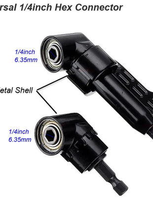 Right Angle Screwdriver Attachment Holder Magnetic Power Drill Bit
