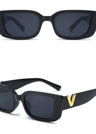 Fashion Cat Eye Sunglasses Luxury V Sun Glasses For Ladies Classic