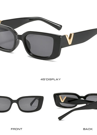 Fashion Cat Eye Sunglasses Luxury V Sun Glasses For Ladies Classic