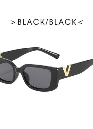 Fashion Cat Eye Sunglasses Luxury V Sun Glasses For Ladies Classic