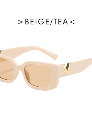 Fashion Cat Eye Sunglasses Luxury V Sun Glasses For Ladies Classic