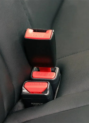 2pcs/Set Car Safety Belt Buckle Extension Clip Safety Belt Buckle