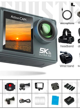 Action Camera 5K 4K bicycle camera Electronic Stabilizer Action cam