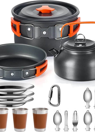 Camping Cooking set Camping Cookware Travel Tableware Outdoor Picnic