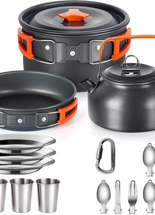 Camping Cooking set Camping Cookware Travel Tableware Outdoor Picnic