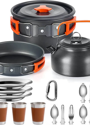 Camping Cooking set Camping Cookware Travel Tableware Outdoor Picnic