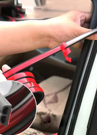 Car Door Seal Strips Sticker Weatherstrip Rubber B Shape Door Seals