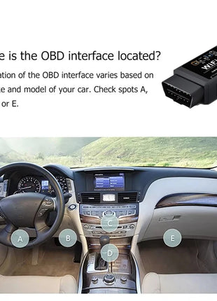 Popular ELM327 WiFi OBD2 Code Reader Scanner V1.5 Car Diagnostic Tools