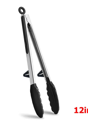 Kitchen Tongs Silicone Food Tongs Non Stick Cooking Serving Tongs For
