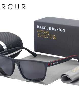 BARCUR Sports Sunglasses for Men Polarized FishingTravel TR90 Light
