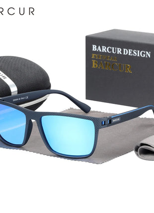 BARCUR Sports Sunglasses for Men Polarized FishingTravel TR90 Light