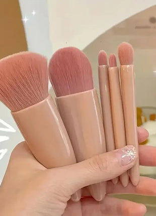 5pcs Travel Size Makeup Brushes Set Mini Makeup Brushes, Small