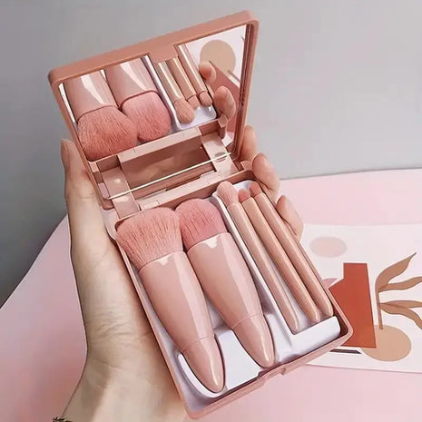 5pcs Travel Size Makeup Brushes Set Mini Makeup Brushes, Small