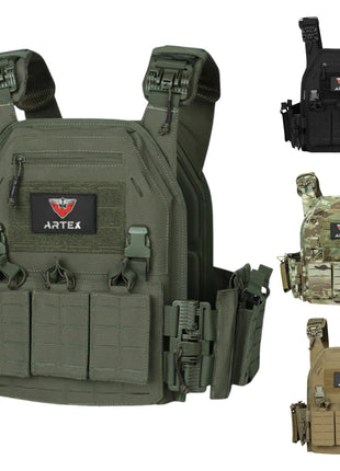 Ranger Green Plate Carrier Tactico Vest With Quick Release Security