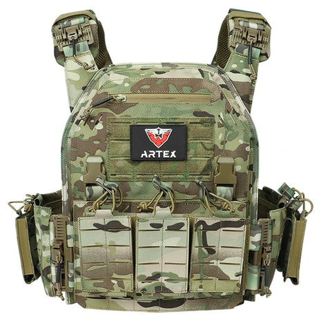 Ranger Green Plate Carrier Tactico Vest With Quick Release Security