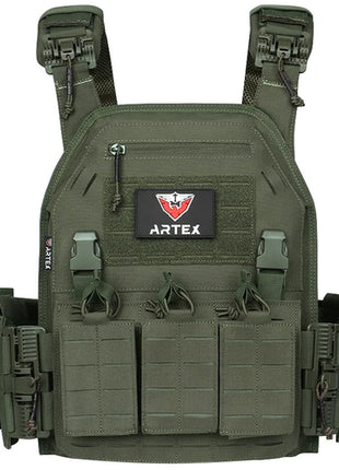 Ranger Green Plate Carrier Tactico Vest With Quick Release Security