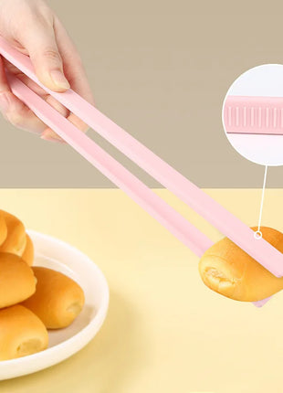 Silicone Food Toast Tongs Trivet Tongs for Kitchen Tongs Non-slip
