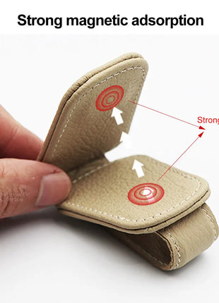 Universal Car Sunglasses Clip Card Ticket Holder Stand Fastener Pen